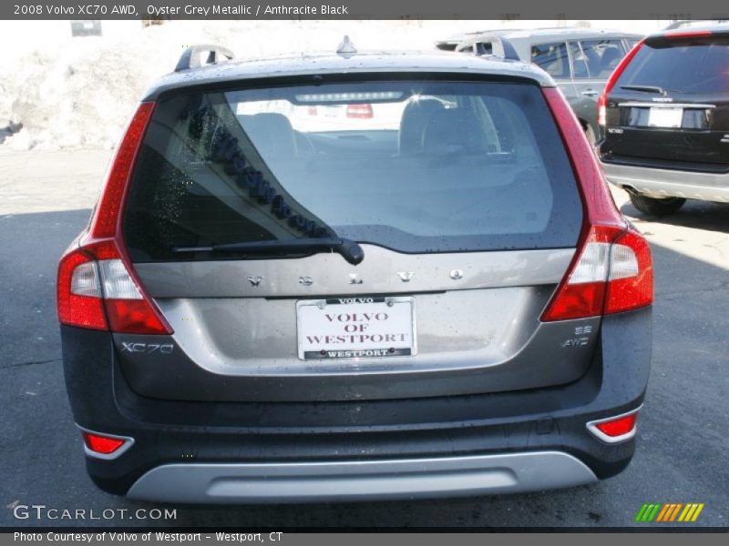 Oyster Grey Metallic / Anthracite Black 2008 Volvo XC70 AWD