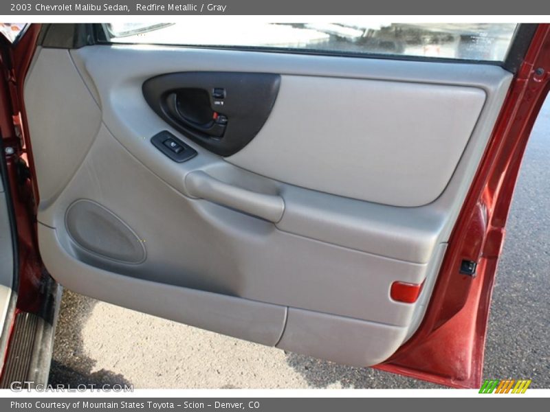 Redfire Metallic / Gray 2003 Chevrolet Malibu Sedan