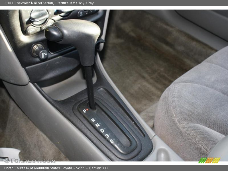 Redfire Metallic / Gray 2003 Chevrolet Malibu Sedan
