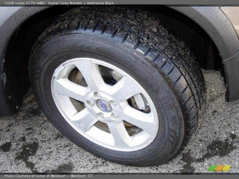 Oyster Grey Metallic / Anthracite Black 2008 Volvo XC70 AWD