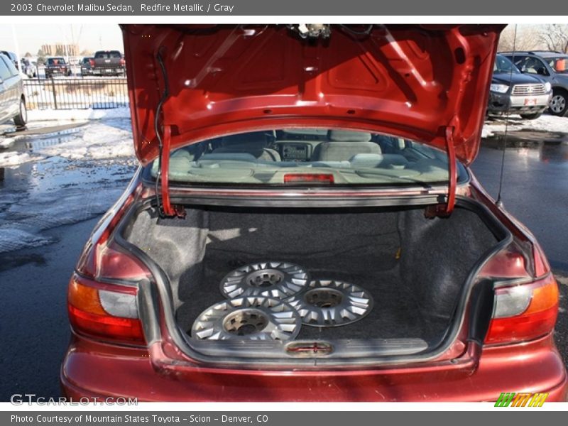 Redfire Metallic / Gray 2003 Chevrolet Malibu Sedan