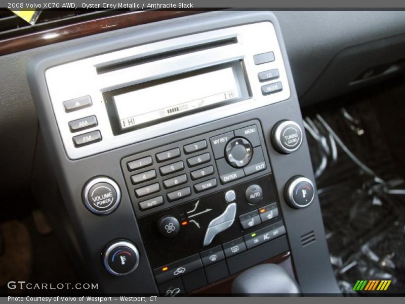 Oyster Grey Metallic / Anthracite Black 2008 Volvo XC70 AWD