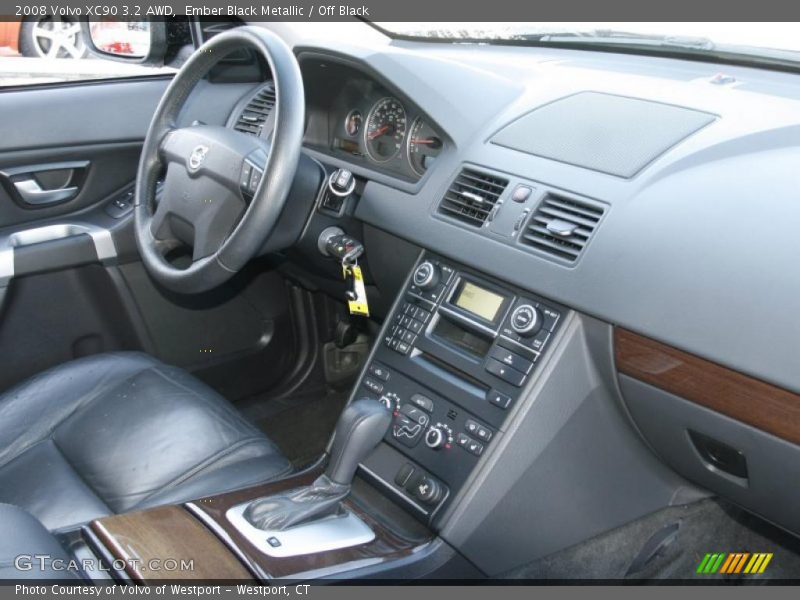 Ember Black Metallic / Off Black 2008 Volvo XC90 3.2 AWD