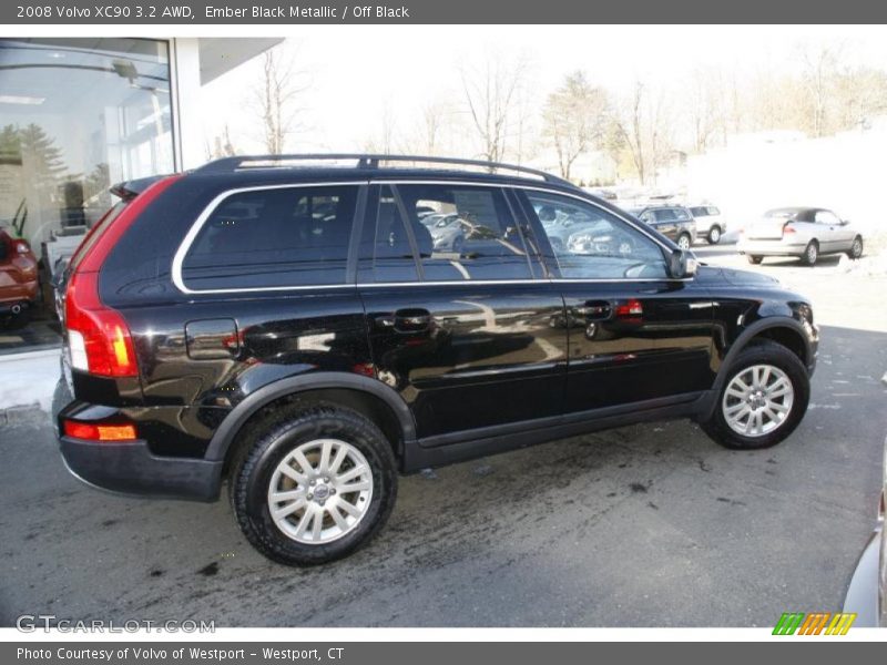 Ember Black Metallic / Off Black 2008 Volvo XC90 3.2 AWD