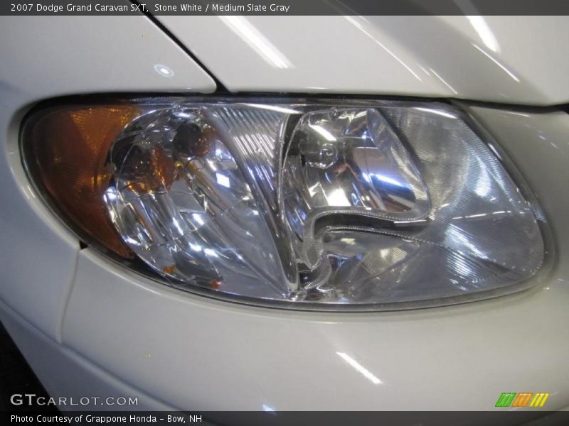 Stone White / Medium Slate Gray 2007 Dodge Grand Caravan SXT