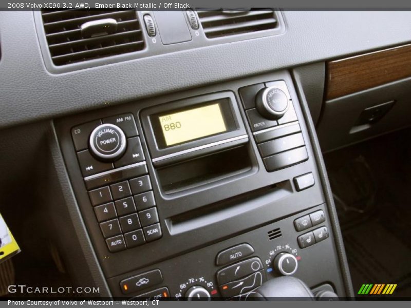 Ember Black Metallic / Off Black 2008 Volvo XC90 3.2 AWD