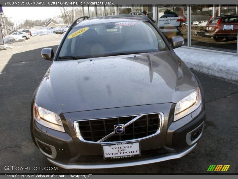 Oyster Grey Metallic / Anthracite Black 2008 Volvo XC70 AWD