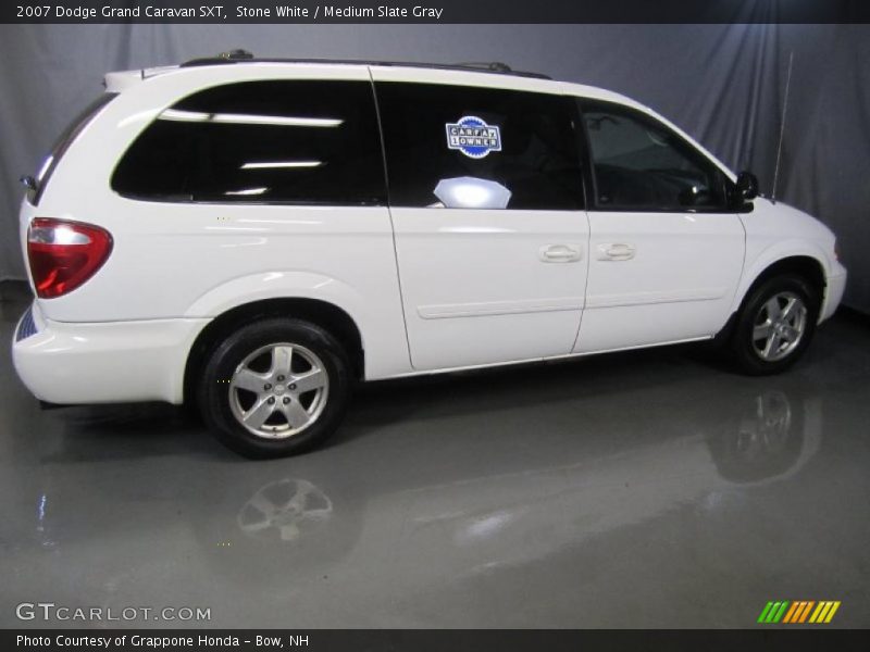Stone White / Medium Slate Gray 2007 Dodge Grand Caravan SXT