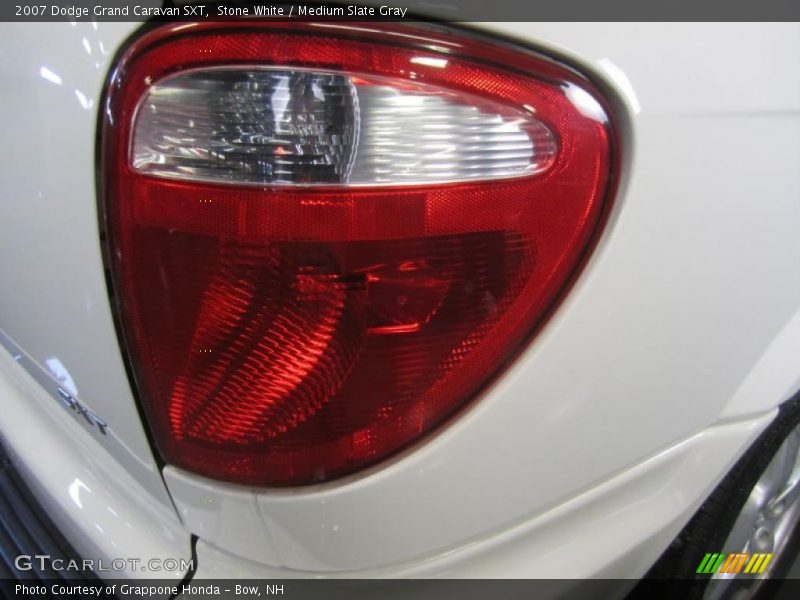 Stone White / Medium Slate Gray 2007 Dodge Grand Caravan SXT