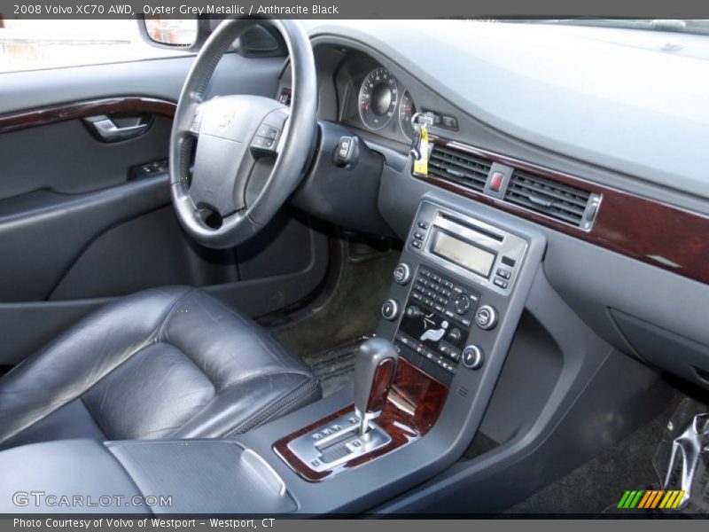 Oyster Grey Metallic / Anthracite Black 2008 Volvo XC70 AWD