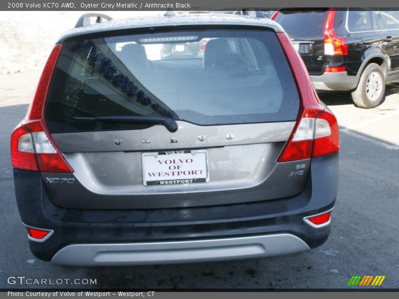 Oyster Grey Metallic / Anthracite Black 2008 Volvo XC70 AWD