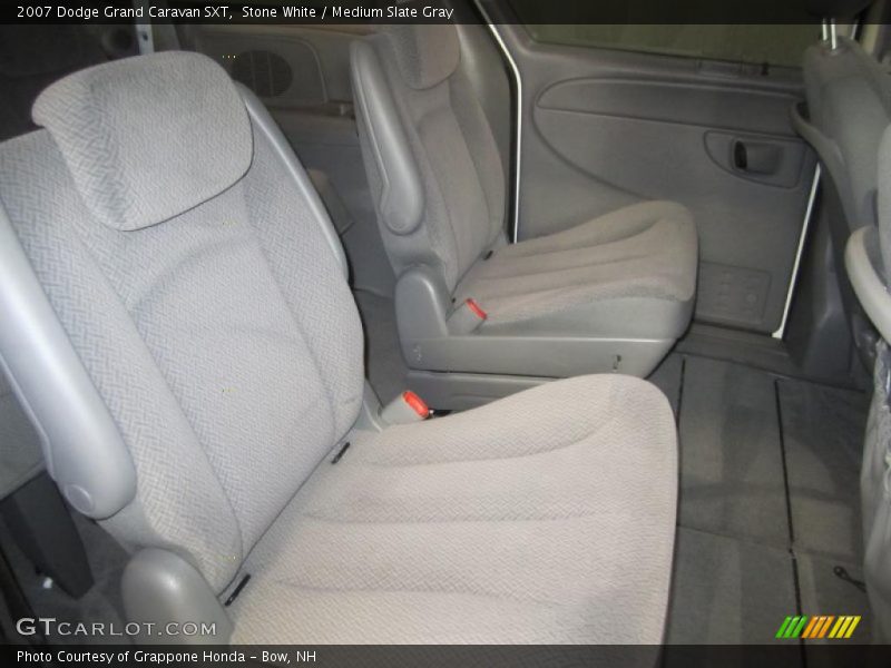 Stone White / Medium Slate Gray 2007 Dodge Grand Caravan SXT