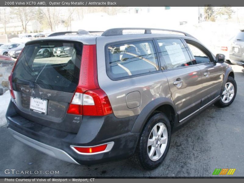Oyster Grey Metallic / Anthracite Black 2008 Volvo XC70 AWD