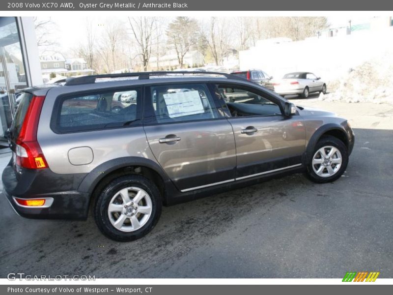 Oyster Grey Metallic / Anthracite Black 2008 Volvo XC70 AWD