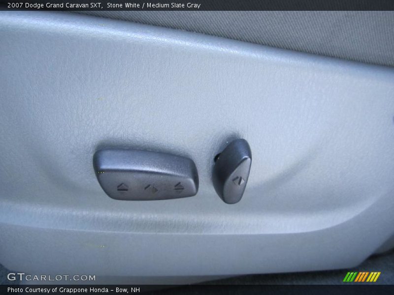 Stone White / Medium Slate Gray 2007 Dodge Grand Caravan SXT