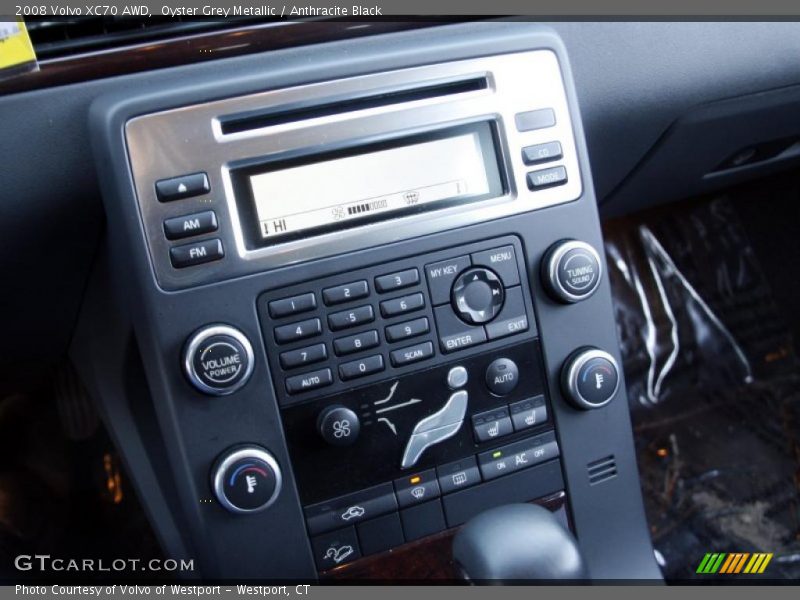 Oyster Grey Metallic / Anthracite Black 2008 Volvo XC70 AWD