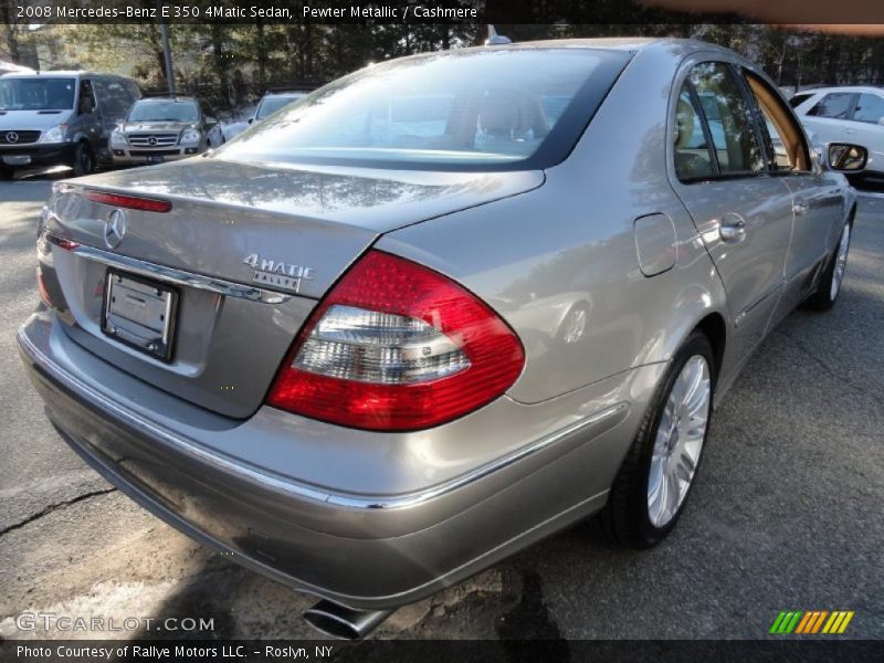 Pewter Metallic / Cashmere 2008 Mercedes-Benz E 350 4Matic Sedan