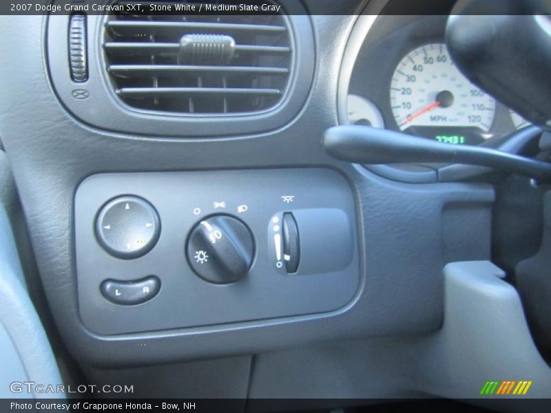 Stone White / Medium Slate Gray 2007 Dodge Grand Caravan SXT