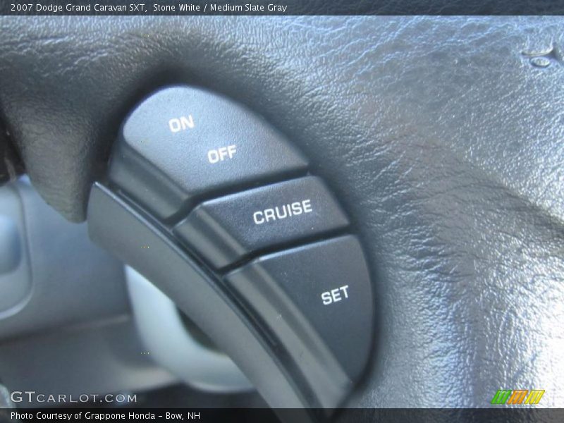 Stone White / Medium Slate Gray 2007 Dodge Grand Caravan SXT
