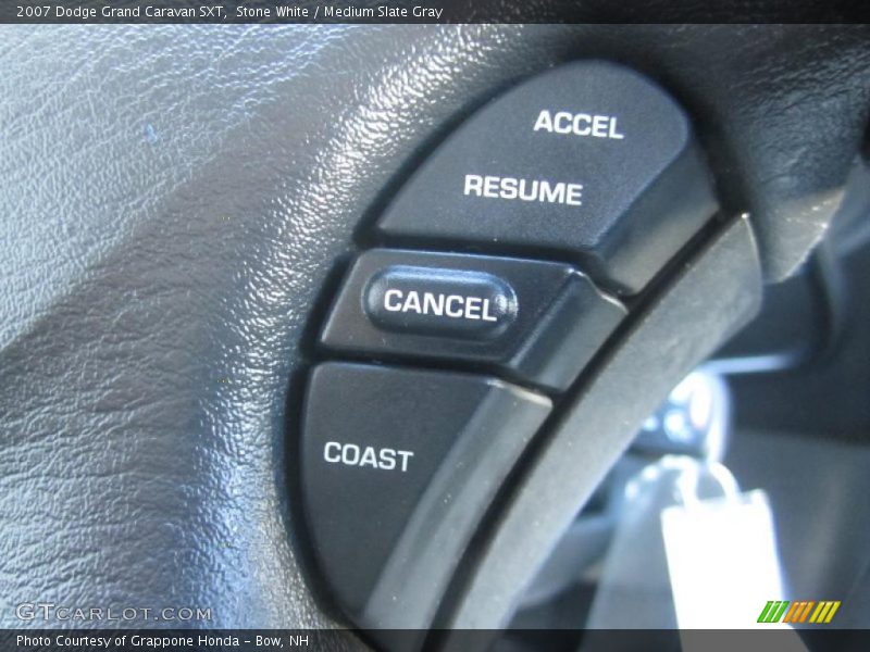 Stone White / Medium Slate Gray 2007 Dodge Grand Caravan SXT