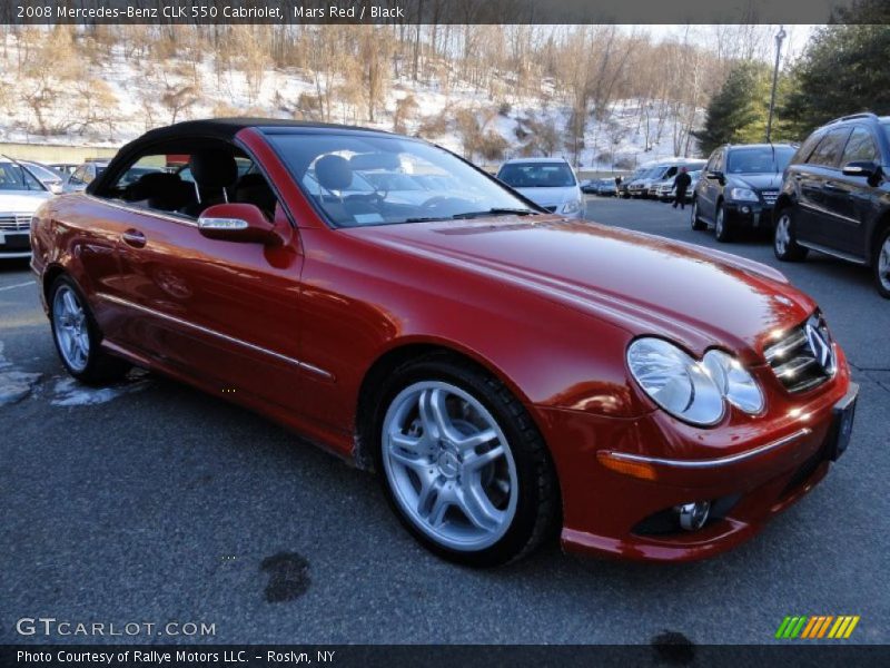  2008 CLK 550 Cabriolet Mars Red