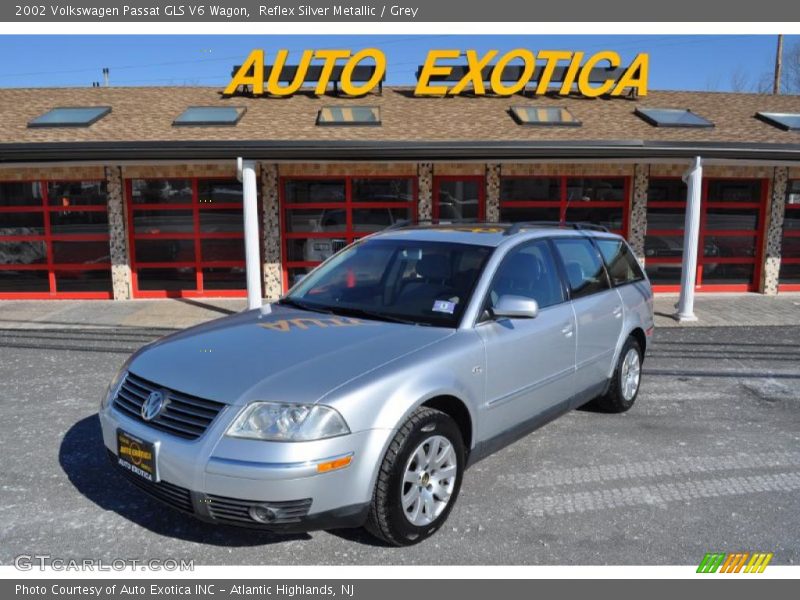 Reflex Silver Metallic / Grey 2002 Volkswagen Passat GLS V6 Wagon