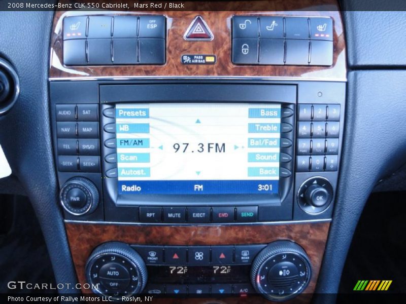 Mars Red / Black 2008 Mercedes-Benz CLK 550 Cabriolet