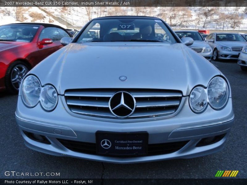 Iridium Silver Metallic / Ash 2007 Mercedes-Benz CLK 350 Cabriolet