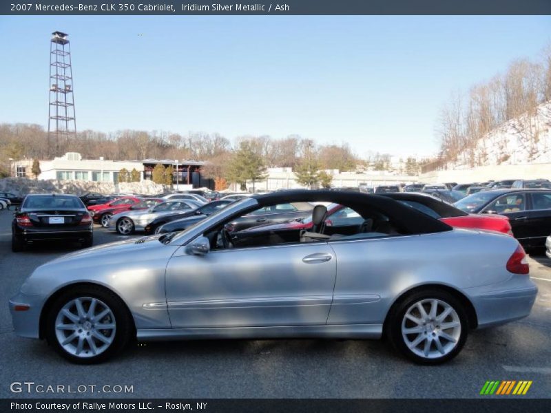 Iridium Silver Metallic / Ash 2007 Mercedes-Benz CLK 350 Cabriolet