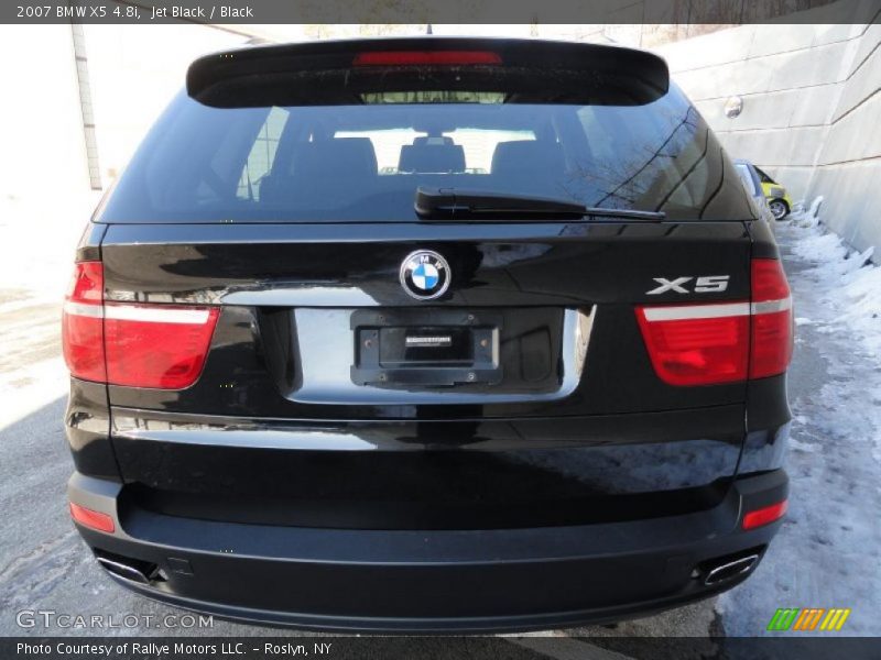 Jet Black / Black 2007 BMW X5 4.8i