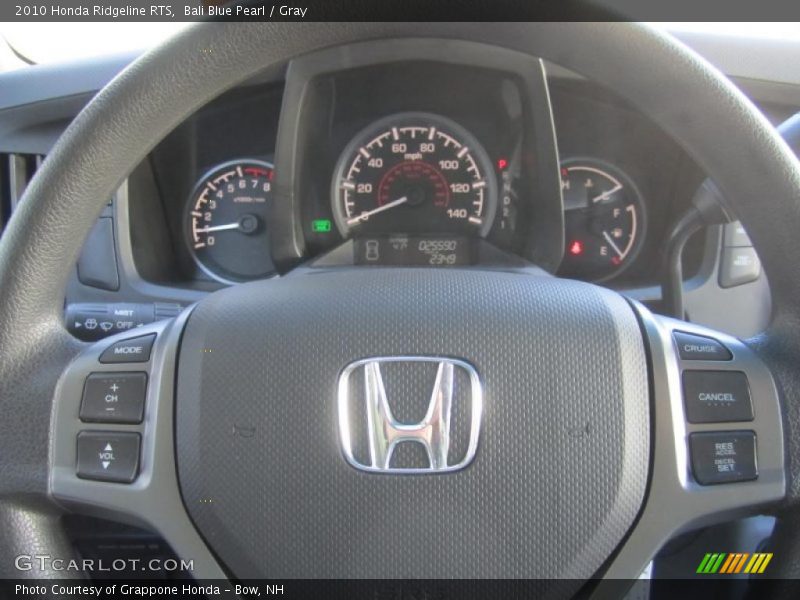 Bali Blue Pearl / Gray 2010 Honda Ridgeline RTS