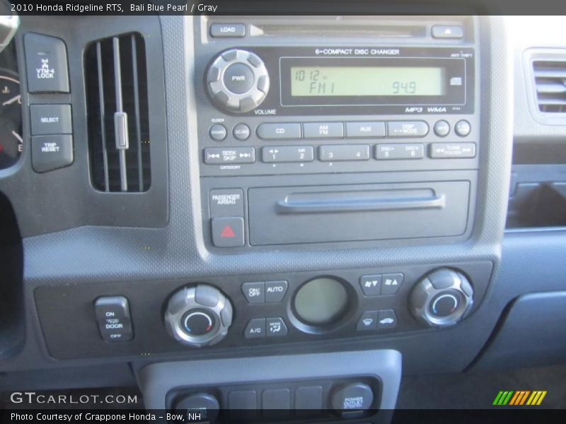 Bali Blue Pearl / Gray 2010 Honda Ridgeline RTS