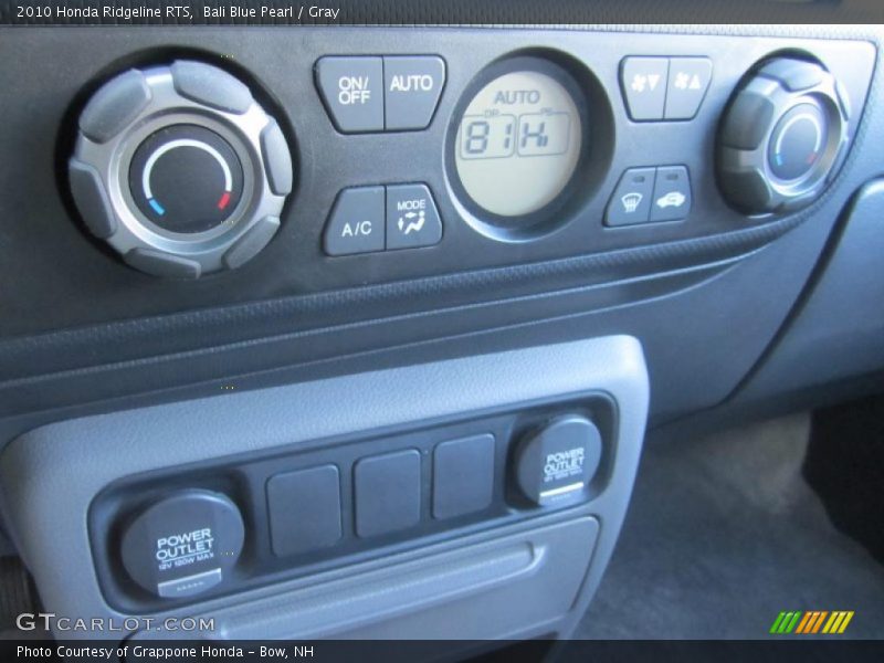 Bali Blue Pearl / Gray 2010 Honda Ridgeline RTS