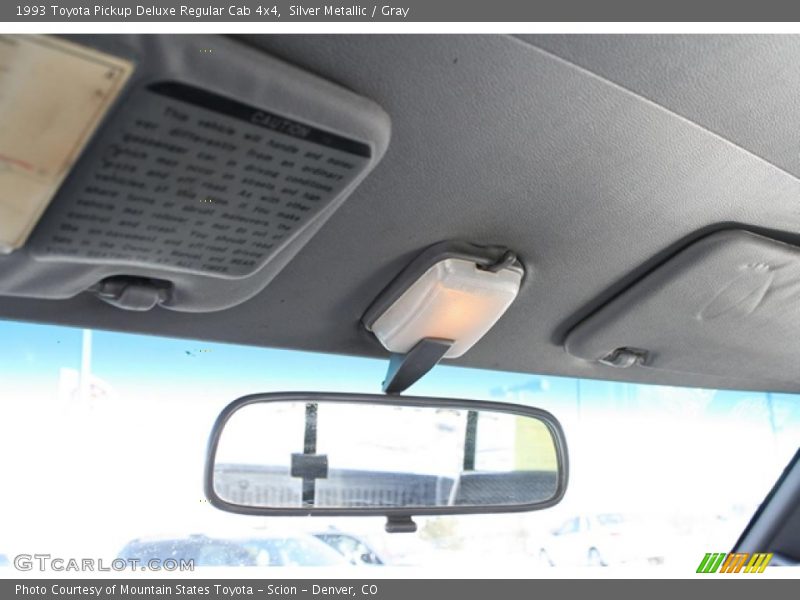 Silver Metallic / Gray 1993 Toyota Pickup Deluxe Regular Cab 4x4