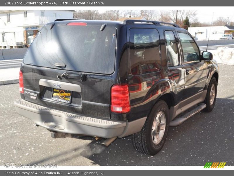 Black Clearcoat / Graphite 2002 Ford Explorer Sport 4x4