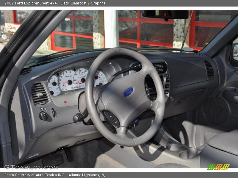 Black Clearcoat / Graphite 2002 Ford Explorer Sport 4x4