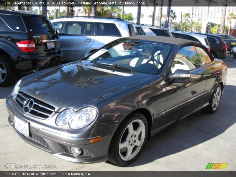  2006 CLK 500 Cabriolet designo Graphite Metallic