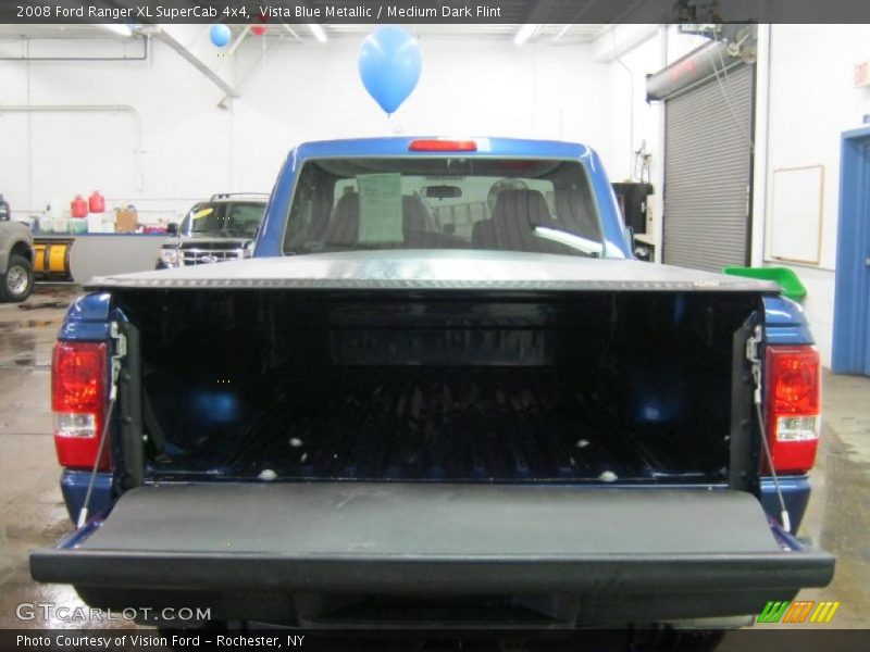 Vista Blue Metallic / Medium Dark Flint 2008 Ford Ranger XL SuperCab 4x4