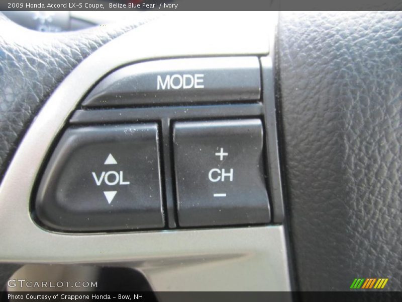 Controls of 2009 Accord LX-S Coupe
