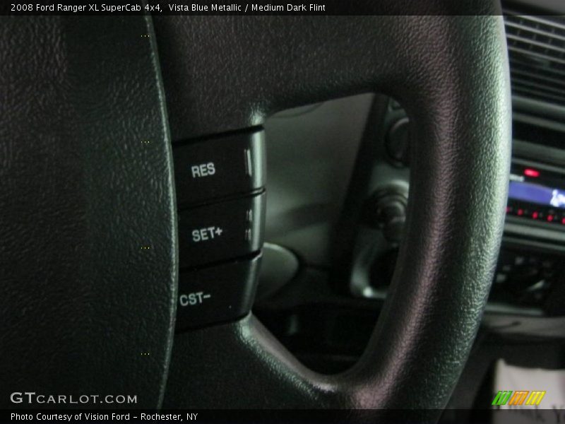 Vista Blue Metallic / Medium Dark Flint 2008 Ford Ranger XL SuperCab 4x4