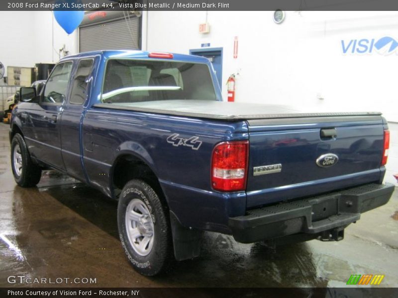  2008 Ranger XL SuperCab 4x4 Vista Blue Metallic