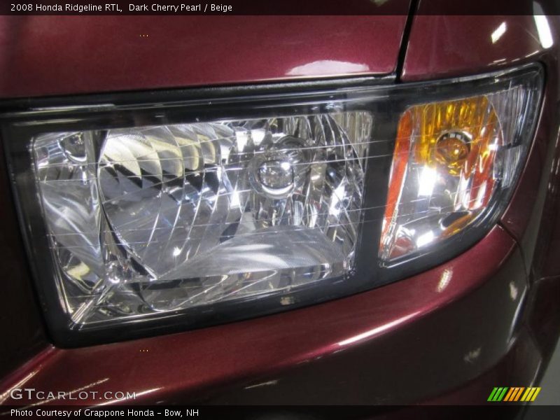 Dark Cherry Pearl / Beige 2008 Honda Ridgeline RTL