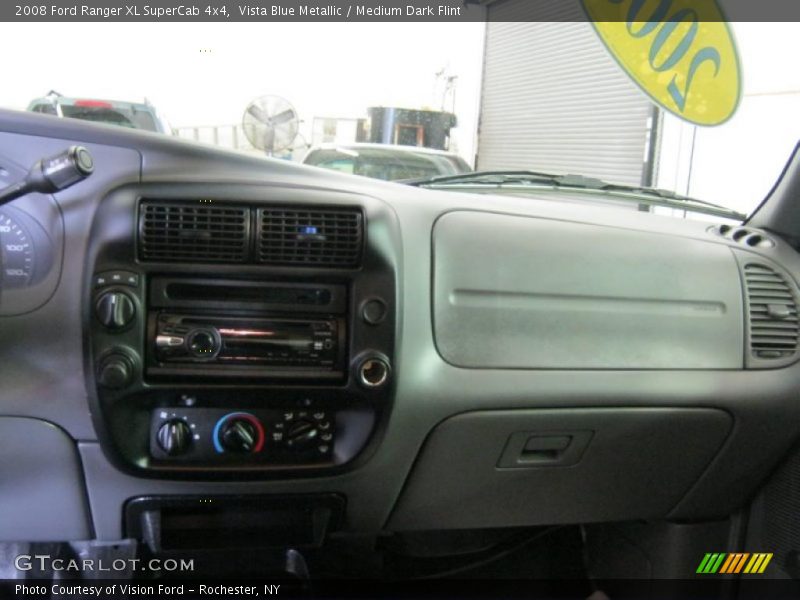 Vista Blue Metallic / Medium Dark Flint 2008 Ford Ranger XL SuperCab 4x4