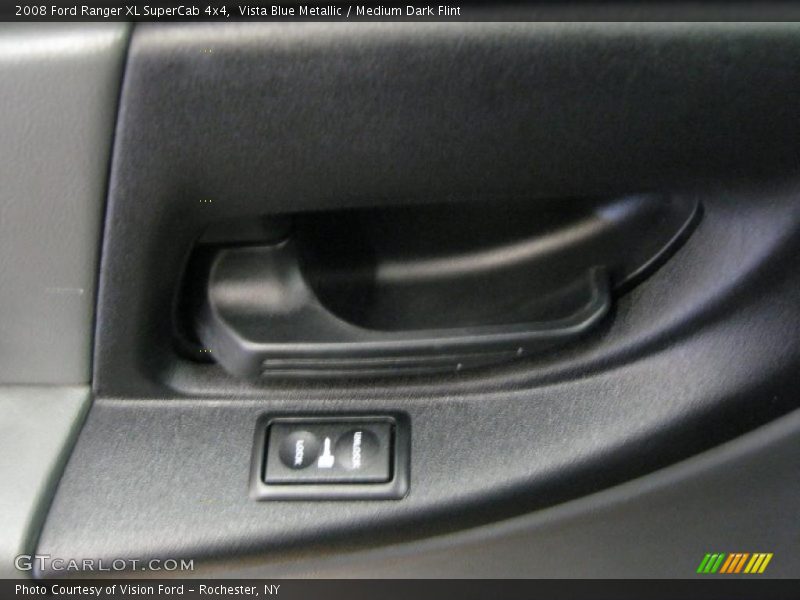 Vista Blue Metallic / Medium Dark Flint 2008 Ford Ranger XL SuperCab 4x4