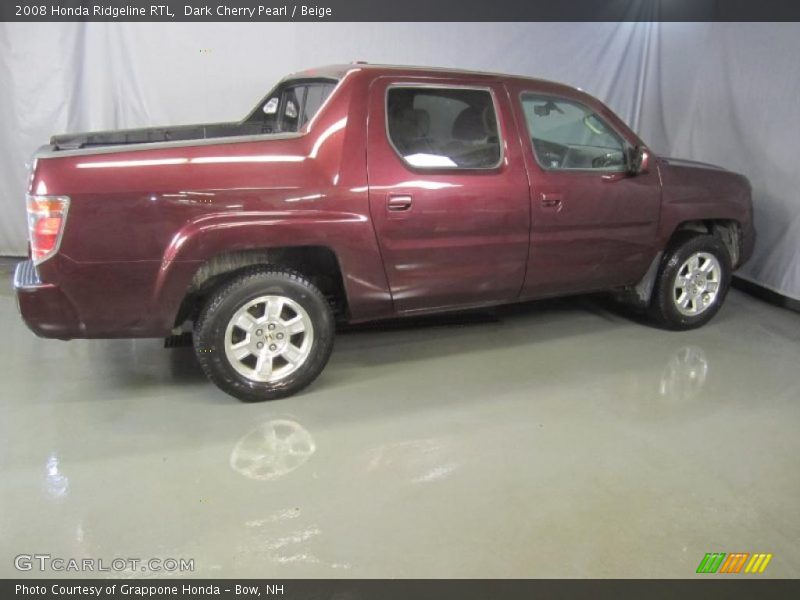 Dark Cherry Pearl / Beige 2008 Honda Ridgeline RTL
