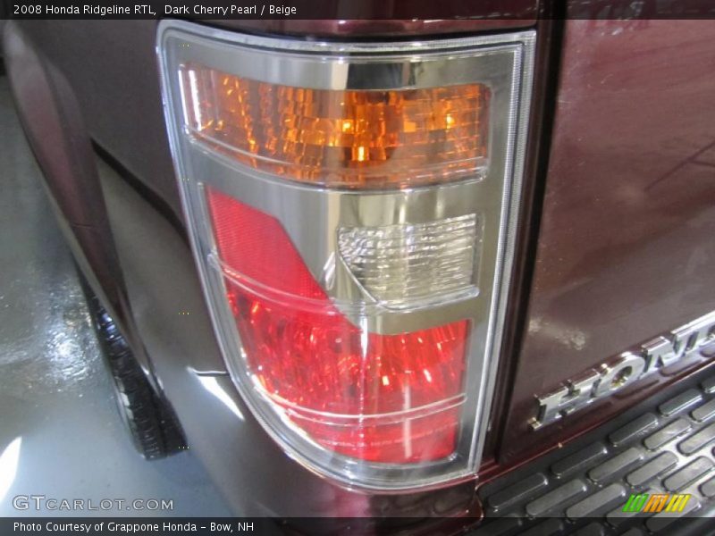 Dark Cherry Pearl / Beige 2008 Honda Ridgeline RTL