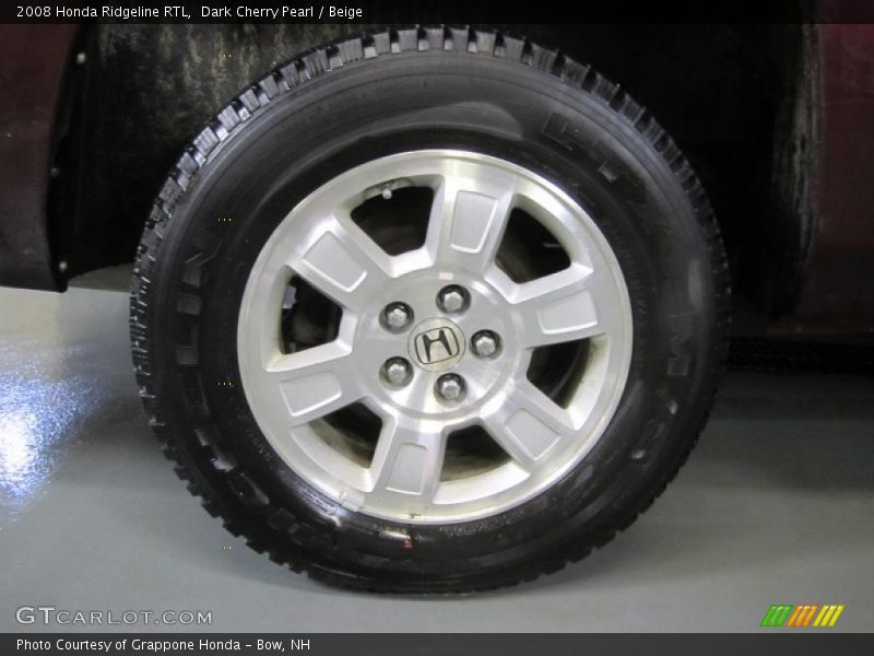 Dark Cherry Pearl / Beige 2008 Honda Ridgeline RTL