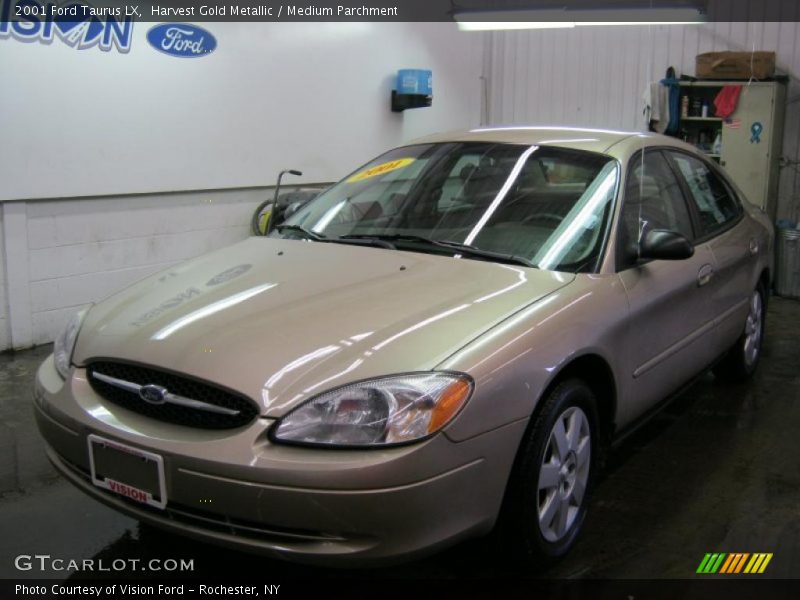 Harvest Gold Metallic / Medium Parchment 2001 Ford Taurus LX