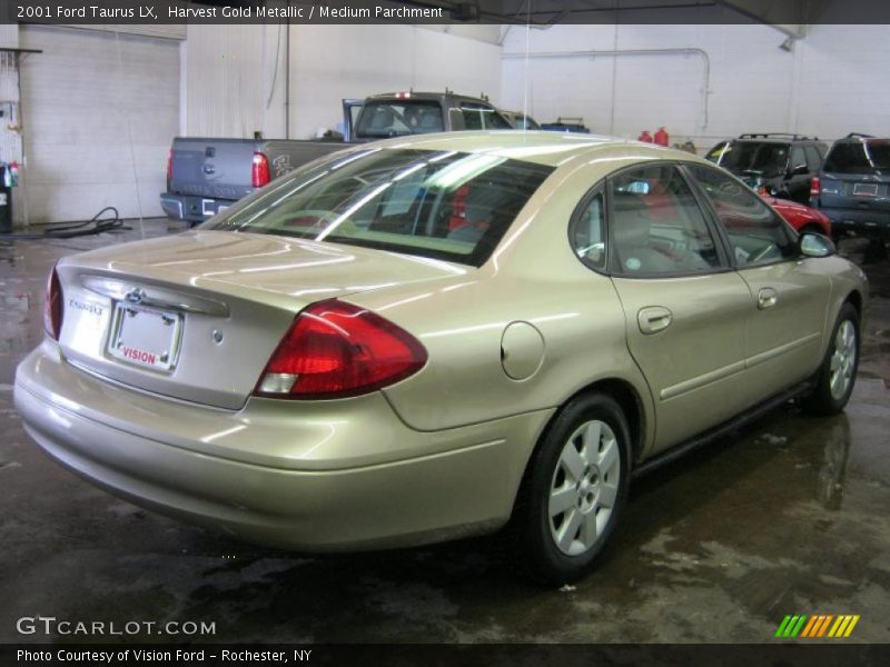 Harvest Gold Metallic / Medium Parchment 2001 Ford Taurus LX