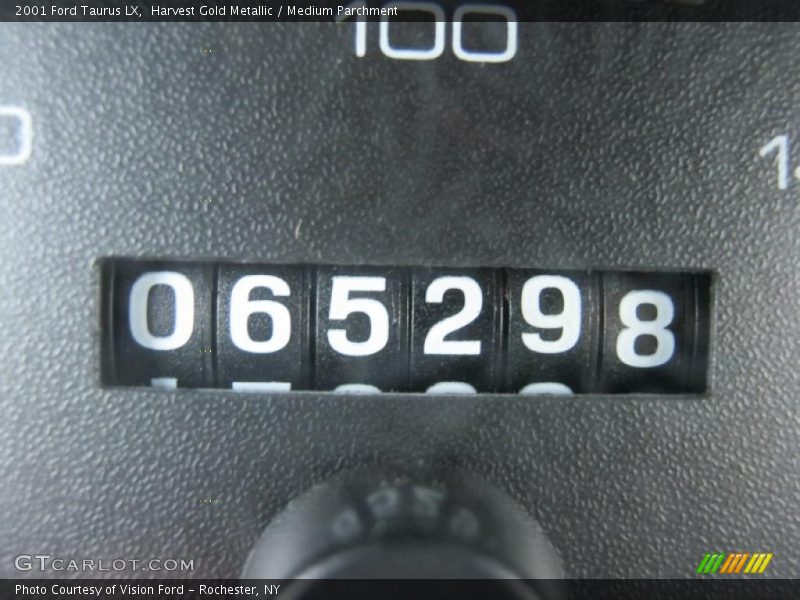 Harvest Gold Metallic / Medium Parchment 2001 Ford Taurus LX